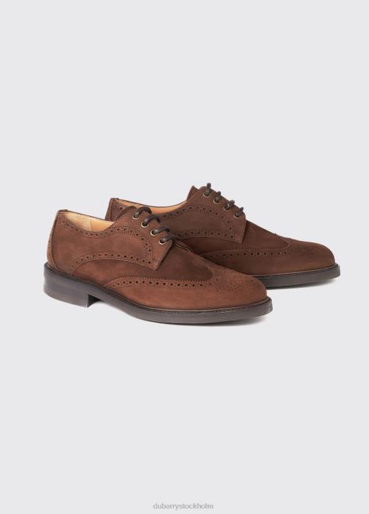 derry goodyear brogue skor 4VXX874 Skodon valnöt Dubarry män