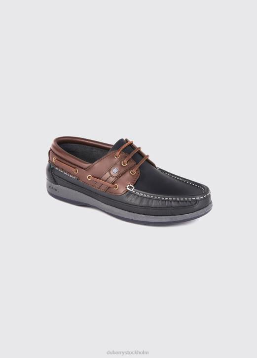 atlantic däck sko 4VXX898 Skodon marin/mahogny Dubarry män