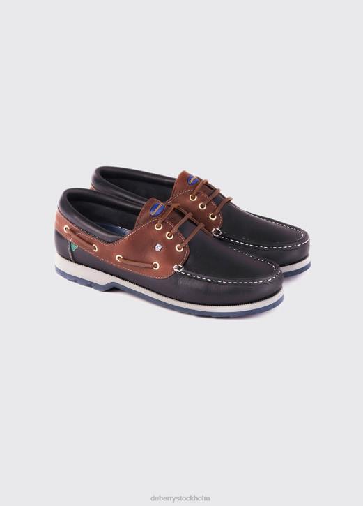 befälhavare däck 4VXX864 Skodon marin/brun Dubarry män