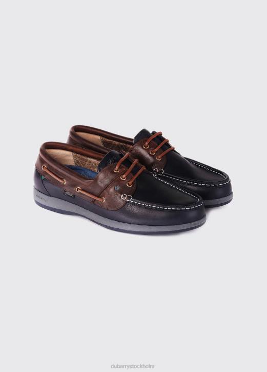 mariner mockasin 4VXX897 Skodon marin/brun Dubarry män