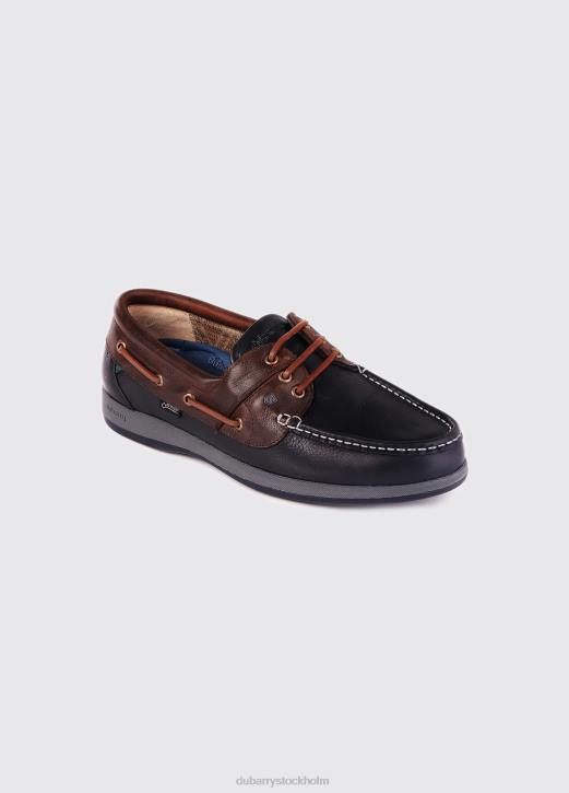 mariner mockasin 4VXX897 Skodon marin/brun Dubarry män