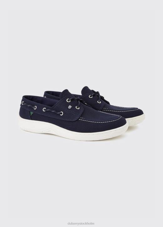 santorini canvas däck sko 4VXX913 Skodon Marin Dubarry män