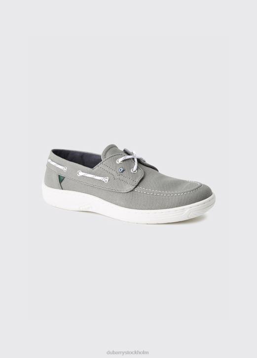santorini canvas däck sko 4VXX927 Skodon kaki Dubarry män