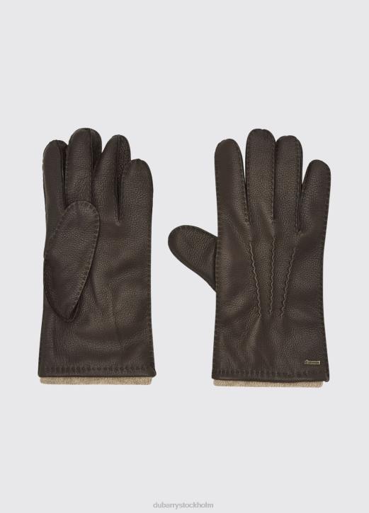 lisryan läderhandskar 4VXX1046 Tillbehör mahogny Dubarry män