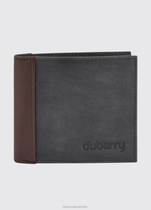 rosmuc läderplånbok 4VXX1061 Tillbehör svart brun Dubarry män