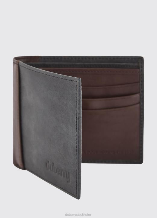 rosmuc läderplånbok 4VXX1061 Tillbehör svart brun Dubarry män